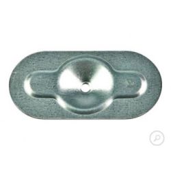 Druckverteilerplatte oval 82x40 mm - 500 Stück