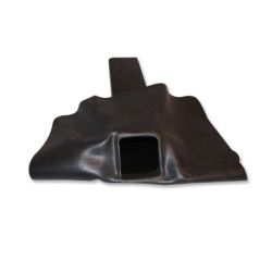 EPDM Regenwasserabfluss 45 Grad mit 60x80x300 mm Flachdacheinlauf mit EPDM kragen