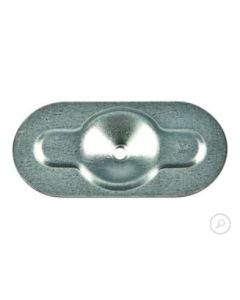 Druckverteilerplatte oval 82x40 mm - 500 Stück