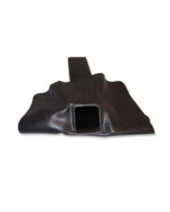 EPDM Regenwasserabfluss 45 Grad mit 60x80x300 mm Flachdacheinlauf mit EPDM kragen