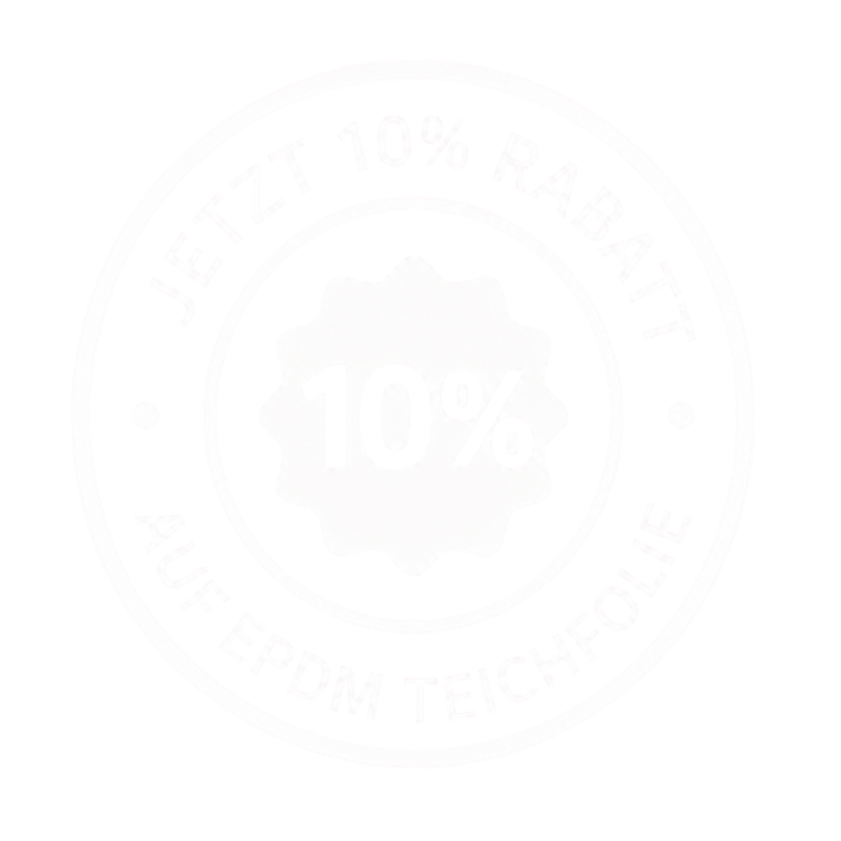 Teichfolie 10% Rabatt