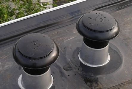 Flachdach Dachentlüftungen